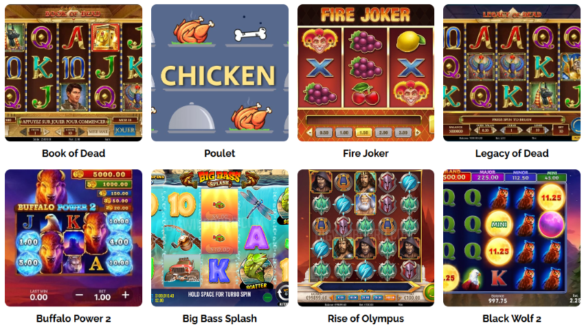 Illustration de jeux de casino en ligne avec bônus et jackpots sur Casino.Jeux.FM